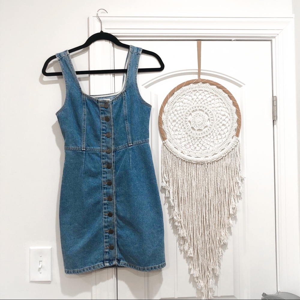 **currently unavailable** UO Denim Dress! ⚡️
